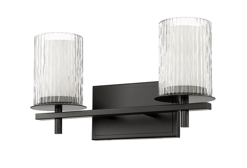 Grayson 2 Light 16" Vanity in Matte Black