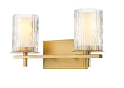 Grayson 2 Light 16" Vanity in Modern Gold