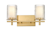 Grayson 2 Light 16" Vanity in Modern Gold
