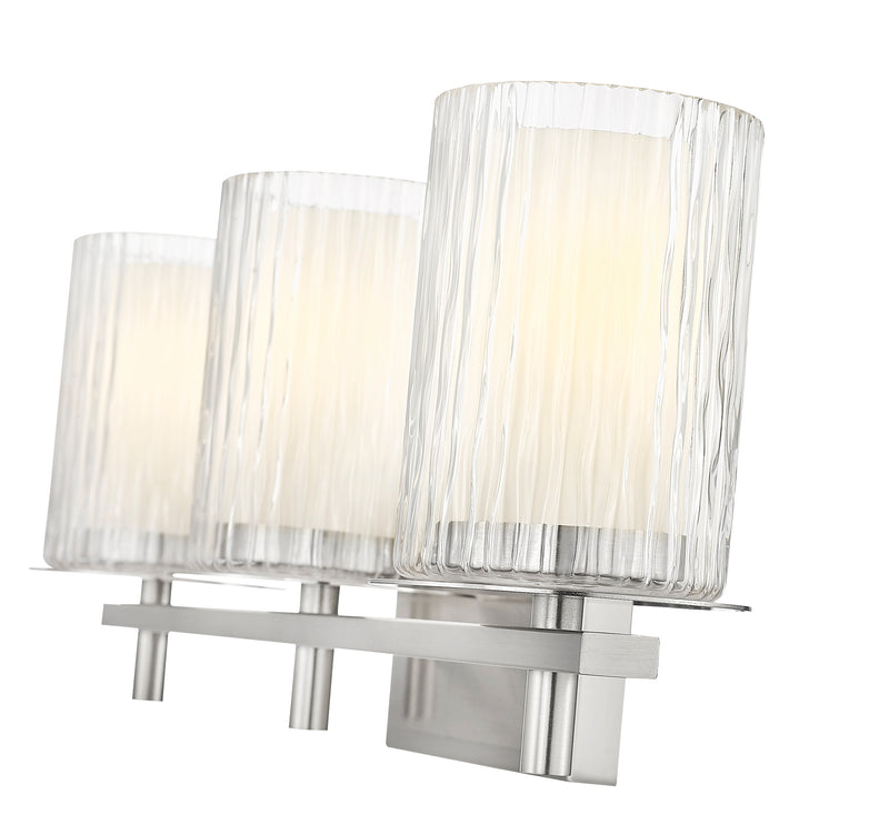 Grayson 3 Light 23" Vanity in Brushed Nickel
