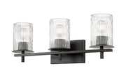 Grayson 3 Light 23" Vanity in Matte Black