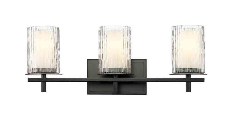 Grayson 3 Light 23" Vanity in Matte Black