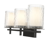 Grayson 3 Light 23" Vanity in Matte Black