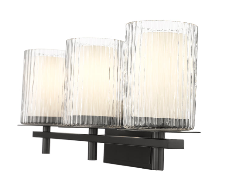 Grayson 3 Light 23" Vanity in Matte Black