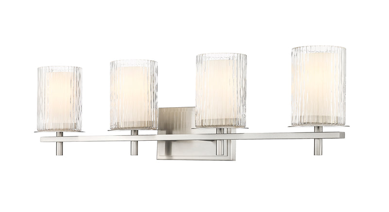 Grayson 4 Light 31" Vanity in Brushed Nickel