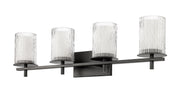 Grayson 4 Light 31" Vanity in Matte Black