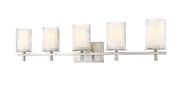 Grayson 5 Light 40" Vanity in Brushed Nickel