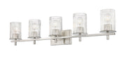 Grayson 5 Light 40" Vanity in Brushed Nickel