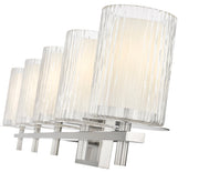 Grayson 5 Light 40" Vanity in Brushed Nickel
