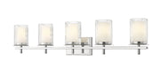 Grayson 5 Light 40" Vanity in Chrome