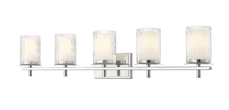 Grayson 5 Light 40" Vanity in Chrome