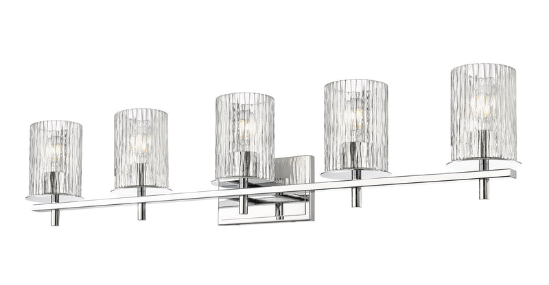 Grayson 5 Light 40" Vanity in Chrome