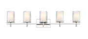 Grayson 5 Light 40" Vanity in Chrome