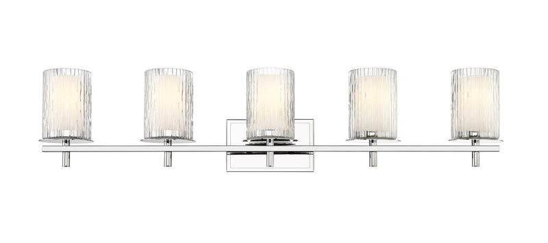 Grayson 5 Light 40" Vanity in Chrome