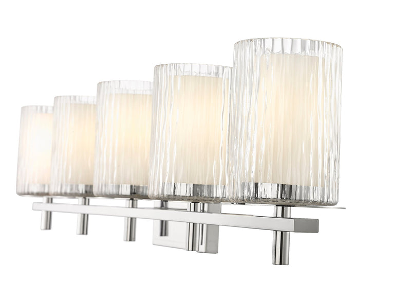 Grayson 5 Light 40" Vanity in Chrome