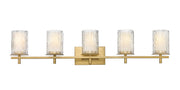Grayson 5 Light 40" Vanity in Modern Gold