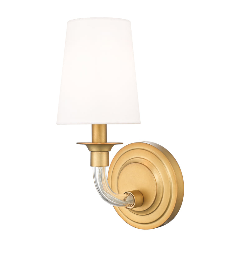 Katerina 1 Light 5.25" Wall Sconce in Rubbed Brass
