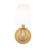 Katerina 1 Light 5.25" Wall Sconce in Rubbed Brass