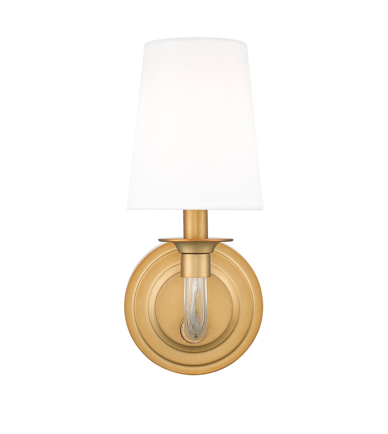 Katerina 1 Light 5.25" Wall Sconce in Rubbed Brass