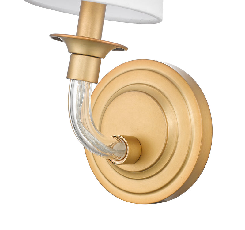 Katerina 1 Light 5.25" Wall Sconce in Rubbed Brass
