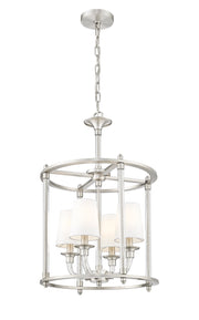 Katerina 4 Light 16" Pendant in Brushed Nickel