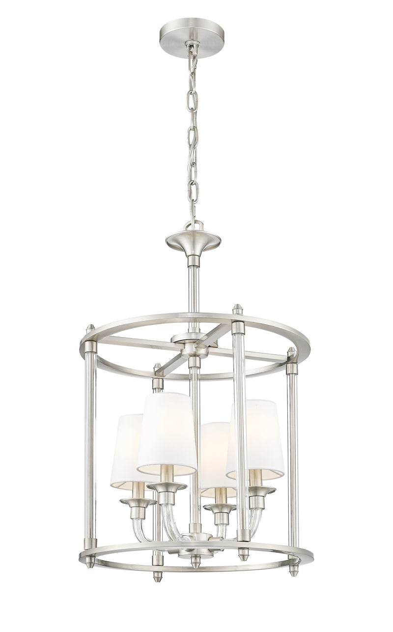 Katerina 4 Light 16" Pendant in Brushed Nickel