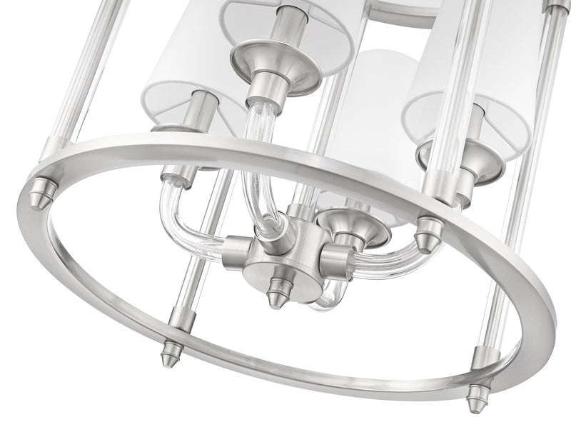 Katerina 4 Light 16" Pendant in Brushed Nickel