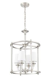 Katerina 4 Light 16" Pendant in Brushed Nickel