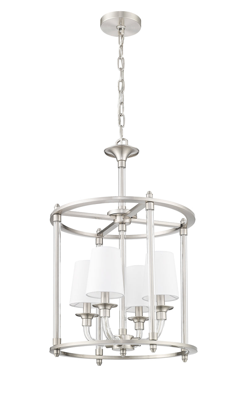 Katerina 4 Light 16" Pendant in Brushed Nickel