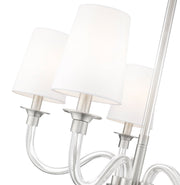 Katerina 5 Light 24" Chandelier in Brushed Nickel