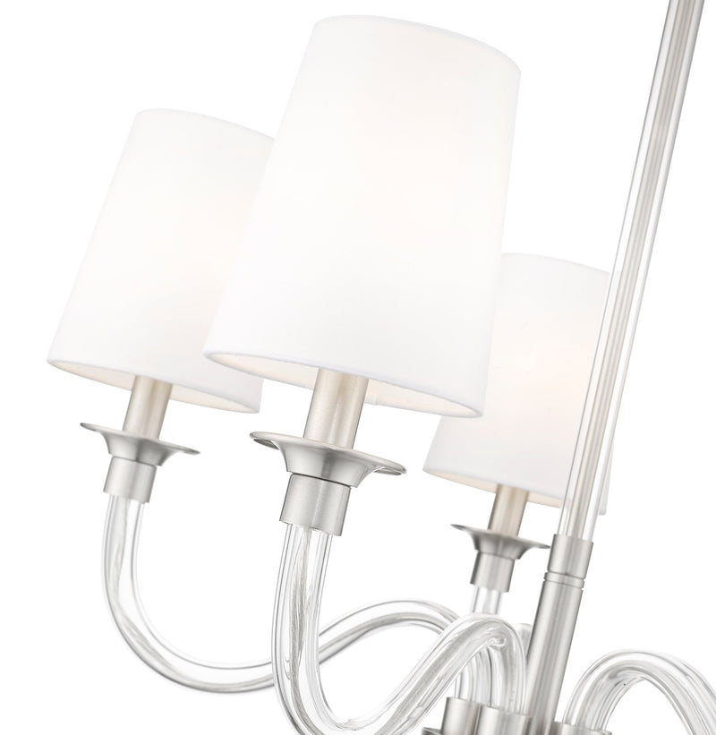 Katerina 5 Light 24" Chandelier in Brushed Nickel