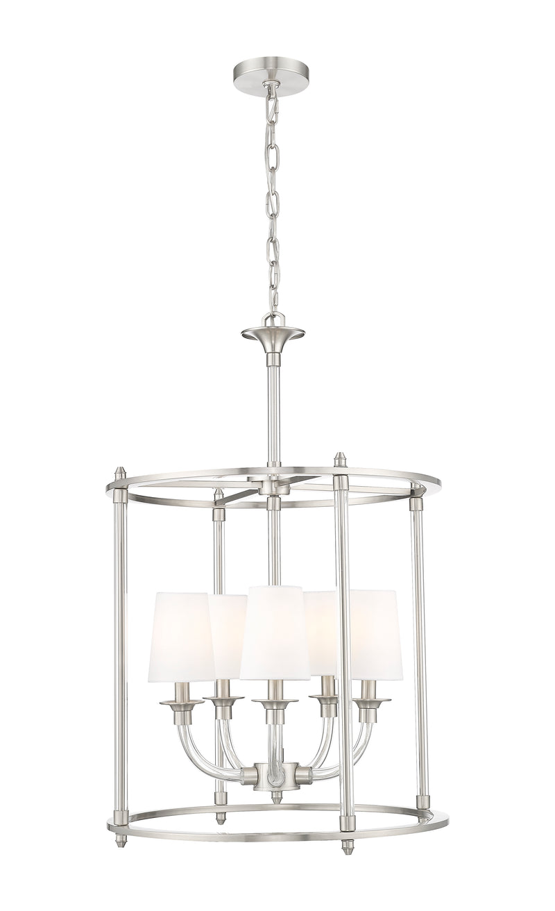 Katerina 5 Light 20" Pendant in Brushed Nickel