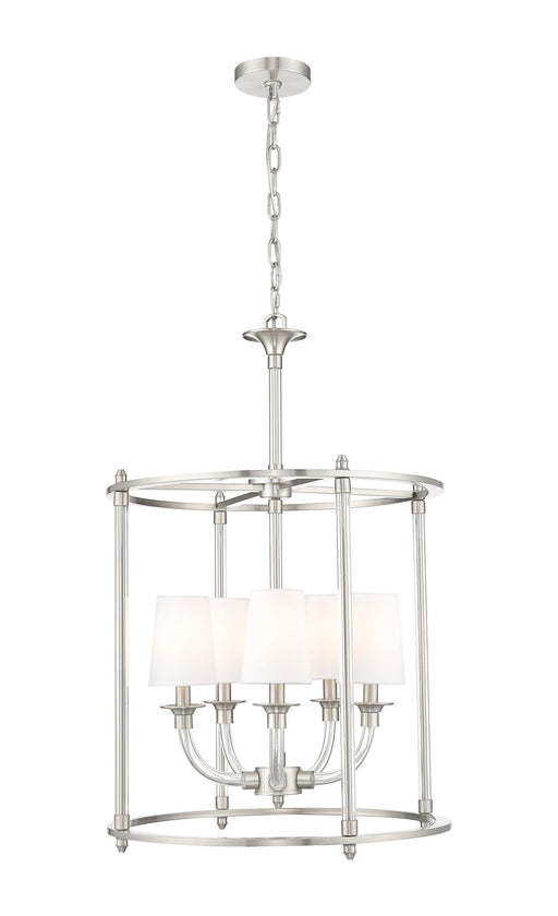 Katerina 5 Light 20" Pendant in Brushed Nickel