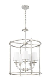 Katerina 5 Light 20" Pendant in Brushed Nickel
