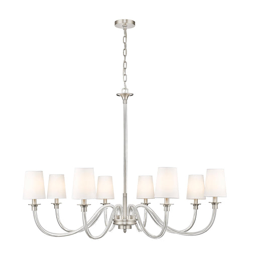 Katerina 8 Light 46" Chandelier in Brushed Nickel