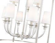 Katerina 9 Light 28" Pendant in Brushed Nickel