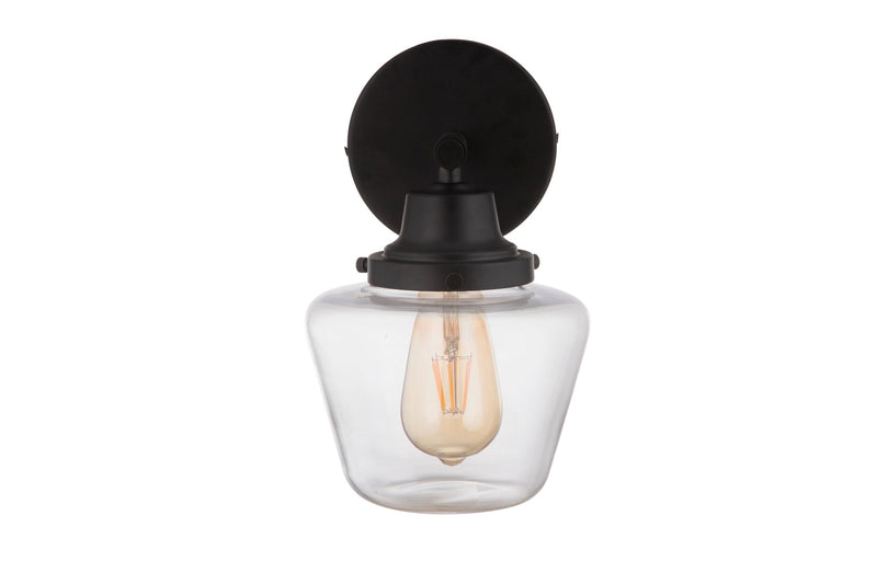 Essex 1 Light 9" Wall Sconce in Flat Black