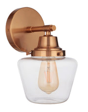 Essex 1 Light 9" Wall Sconce in Satin Brass
