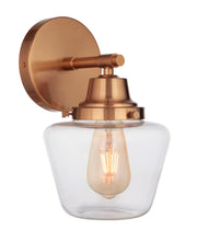 Essex 1 Light 9" Wall Sconce in Satin Brass