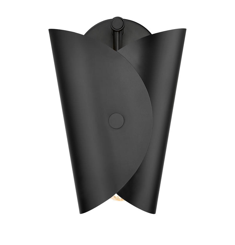 Salone 1 Light 7" Wall Sconce in Matte Black