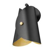 Salone 1 Light 7" Wall Sconce in Matte Black