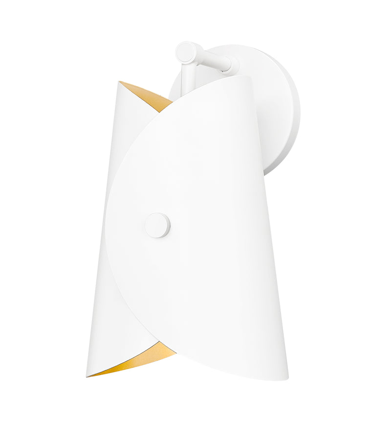 Salone 1 Light 7" Wall Sconce in Matte White