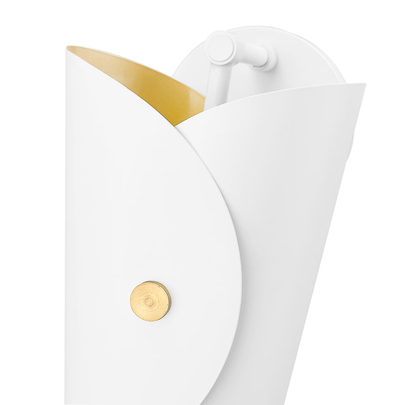 Salone 1 Light 7" Wall Sconce in Matte White