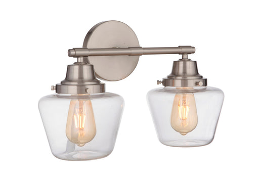 Essex 2 Light 17.5" Vanity in Brushed Polished Nickel