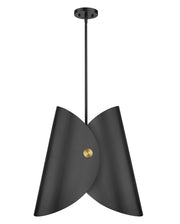 Salone 1 Light 14.25" Pendant in Matte Black