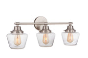 Essex 3 Light 27.75" Vanity in Brushed Polished Nickel