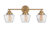 Essex 3 Light 27.75" Vanity in Satin Brass