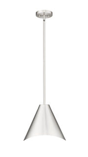 Aria 1 Light 12" Pendant in Brushed Nickel