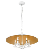 Rialto 5 Light 22" Pendant in Matte White