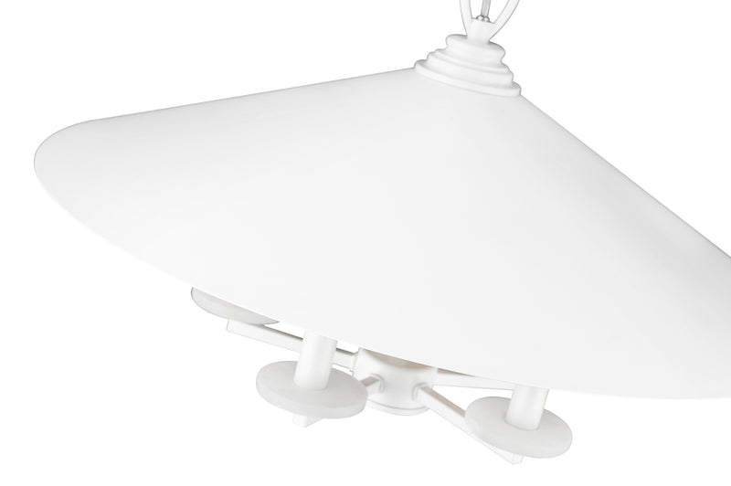 Rialto 5 Light 22" Pendant in Matte White